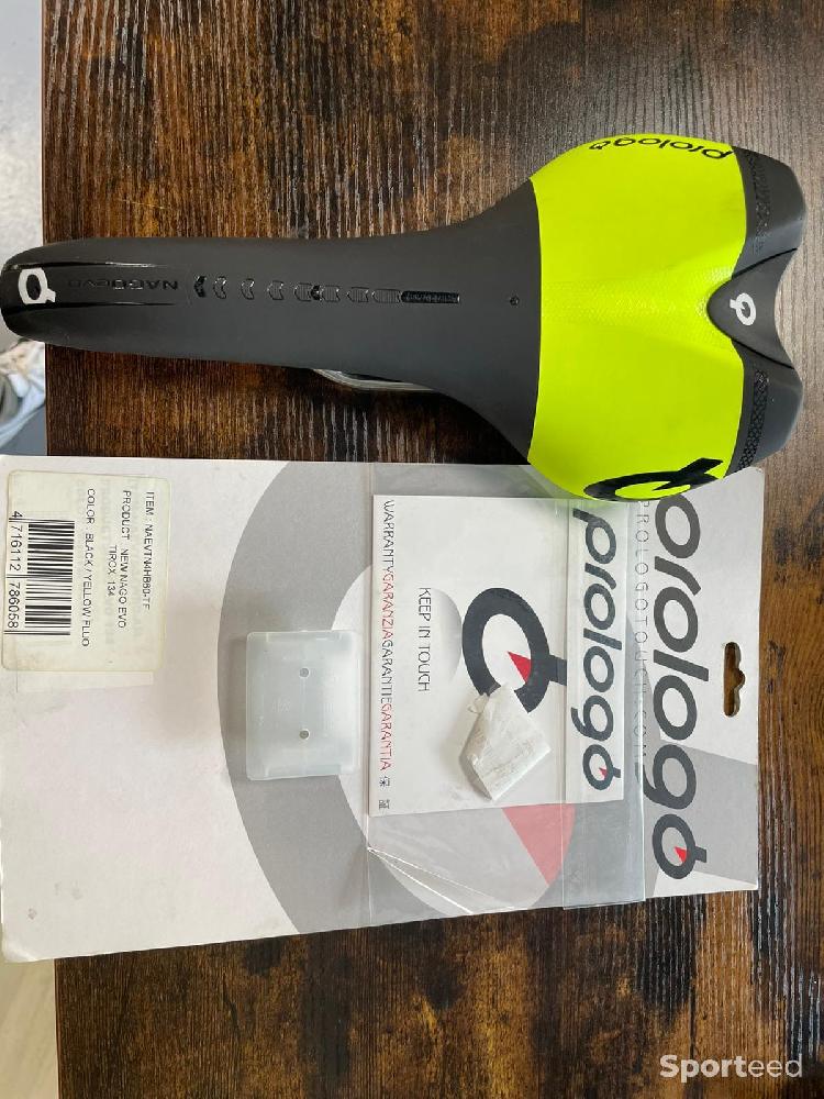 Vélo route - NEUF ! Selle Prologo New Nago Evo Tirox 134 black/Yellow - photo 1