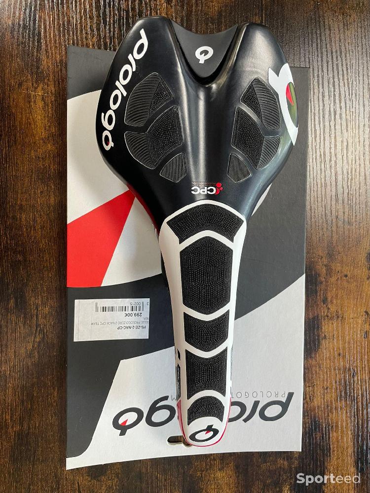 Vélo route - NEUF ! Selle PROLOGO ZERO 2 CPC Nack Carbon 134mm Noir & Blanc Team - photo 1