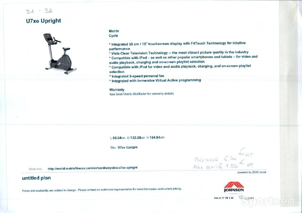 Fitness / Cardio training - VELO UPRIGHT - photo 2