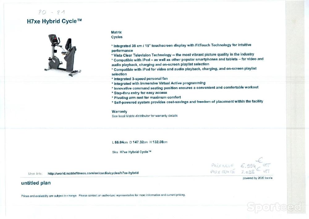 Fitness / Cardio training - VELO HYBRID CYCLE - photo 2