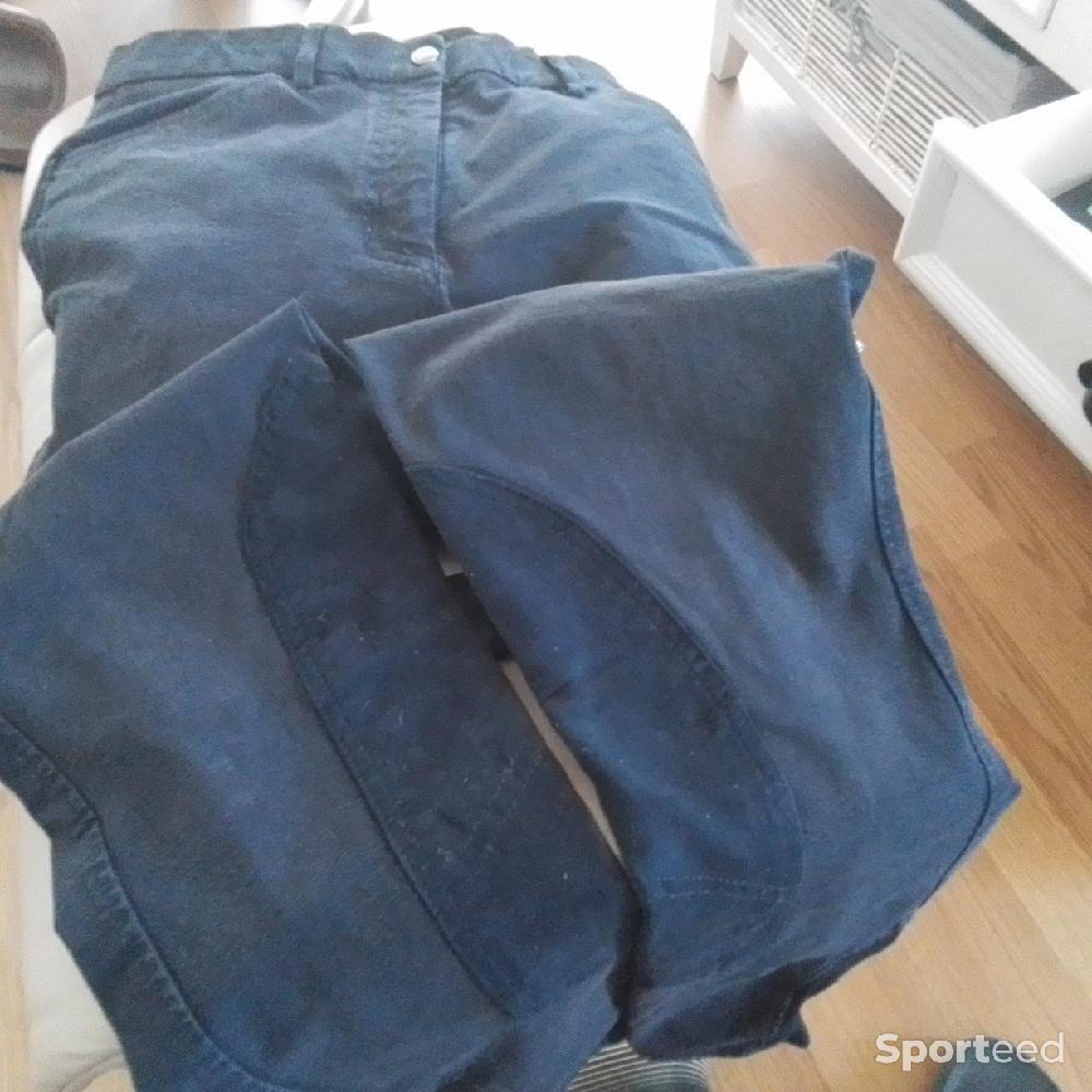 Equitation - Pantalon équitation mixte 38 bleu marine Fouganza - photo 5