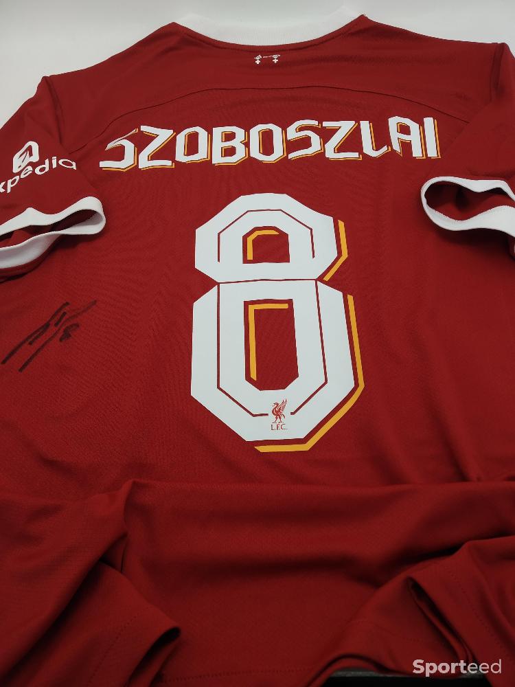 Football - Maillot Liverpool FC - Signé par Dominik Szoboszlai - photo 1