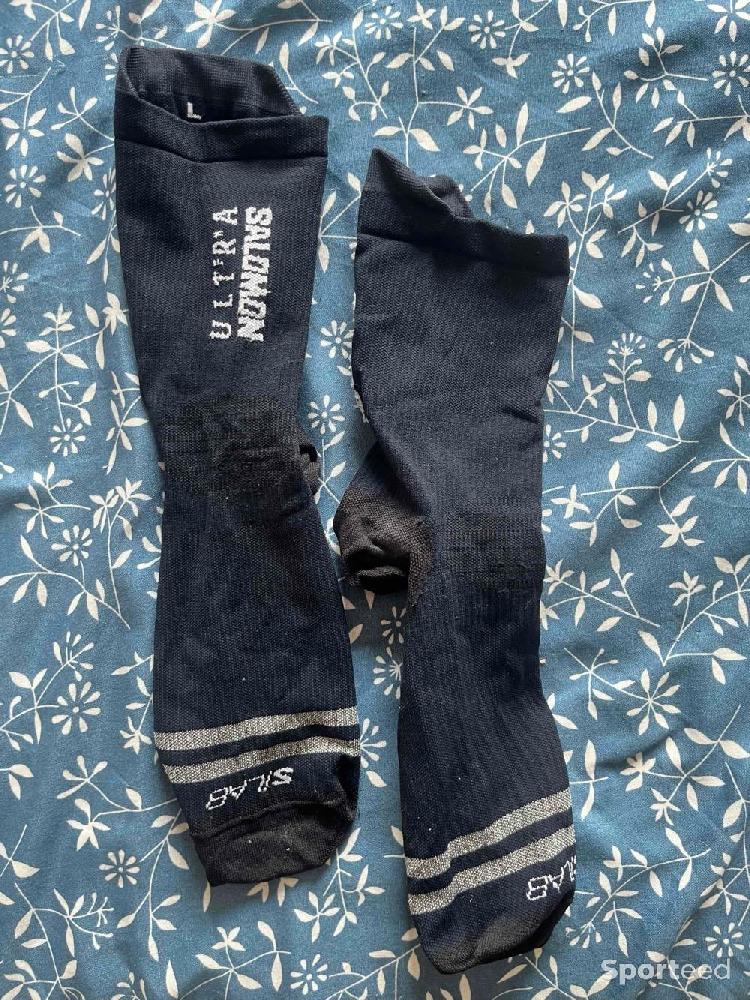 Course à pied route - Chaussettes Salomon S/LAB - photo 1