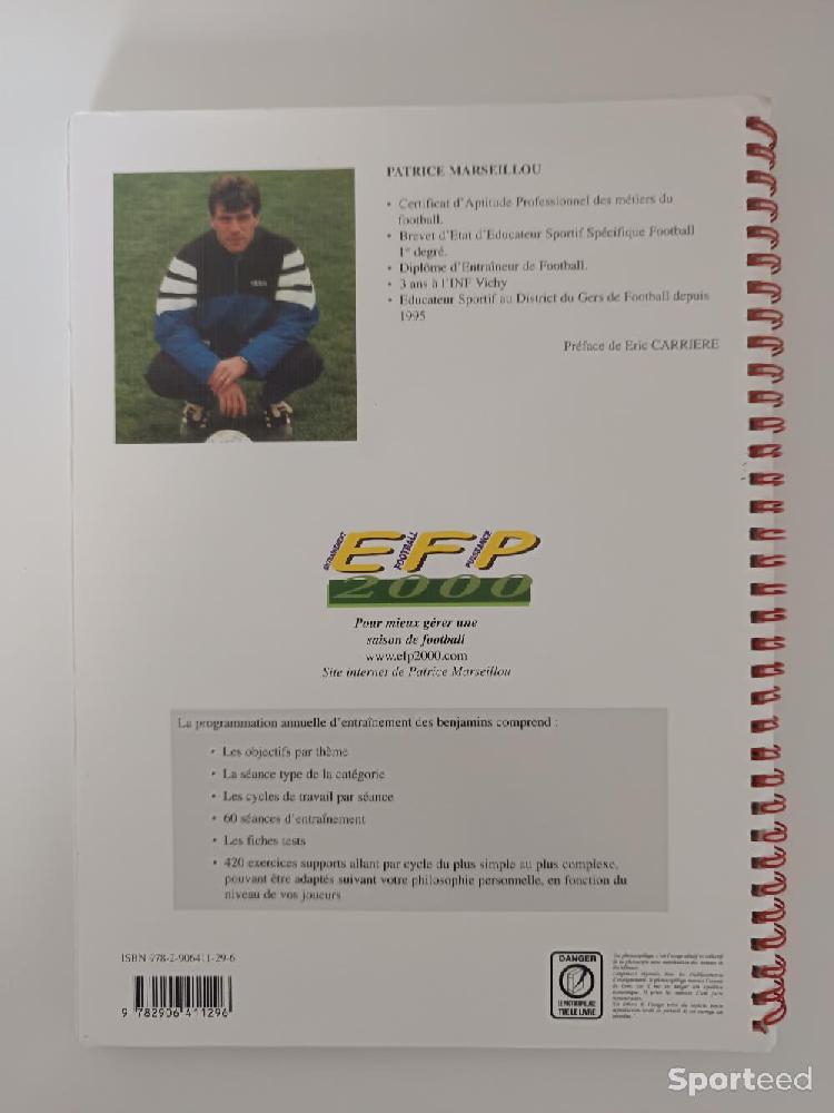 Librairie du sportif - Football Programmation annuelle d'entraînement des benjamins 10-11 ans - Patrice Marseillou - photo 2