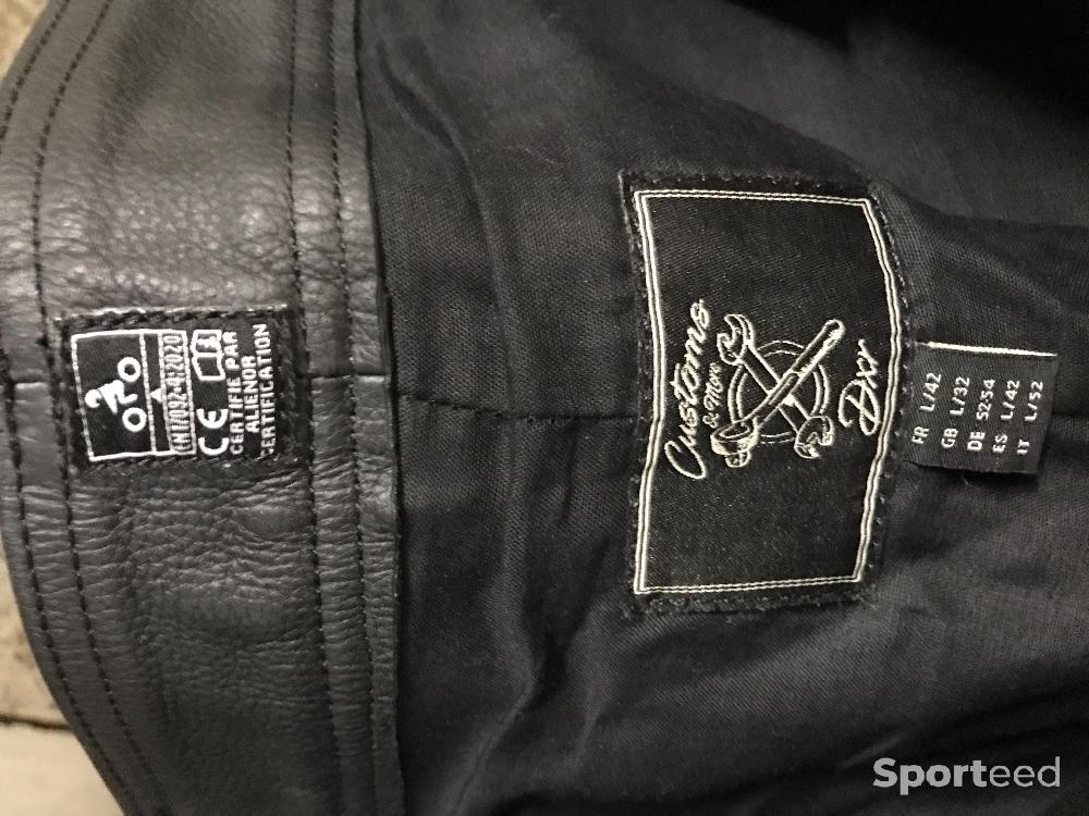 Moto route - Pantalon Cuir DXR T42  - photo 1