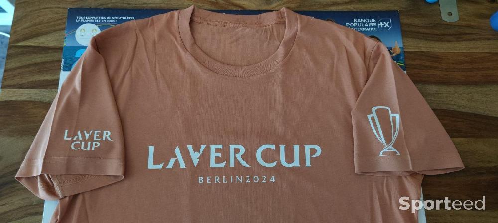 Tennis - Tee-shirt Federer : Laver Cup marron - photo 1