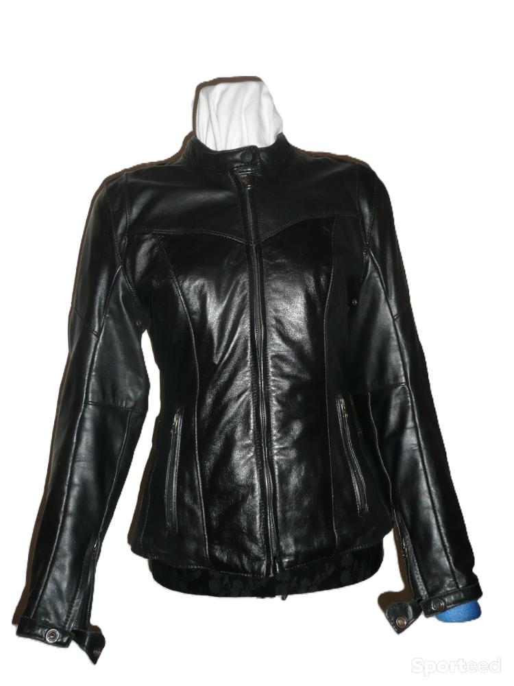 Moto route - blouson moto cuir  femme marque Furygan - photo 1