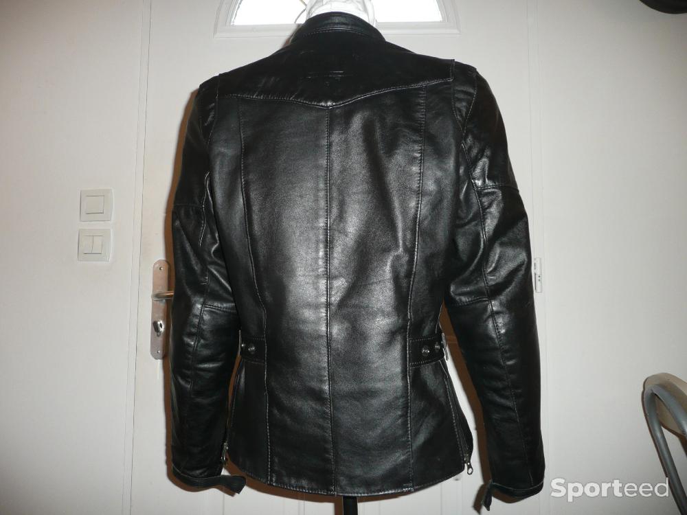Moto route - blouson moto cuir  femme marque Furygan - photo 2