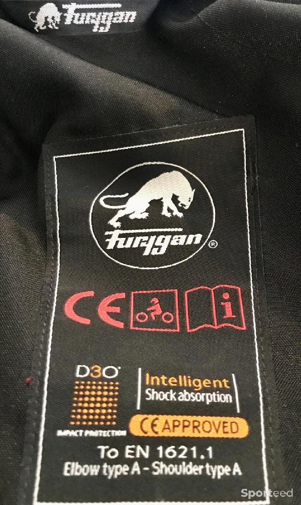 Moto route - blouson moto cuir  femme marque Furygan - photo 3