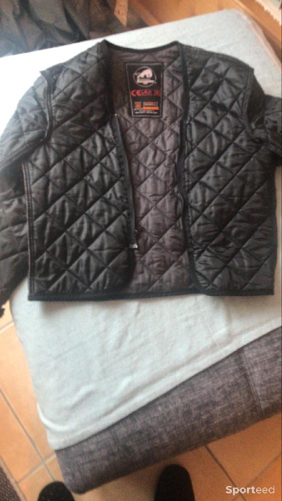 Moto route - blouson moto cuir  femme marque Furygan - photo 4