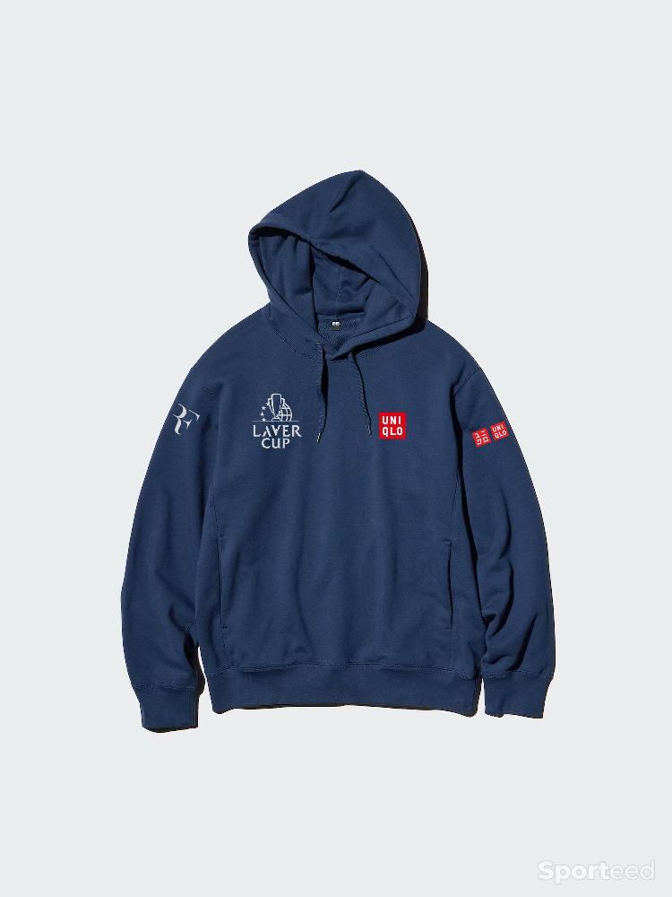 Tennis - Sweat Federer : Laver Cup bleu marine   - photo 1