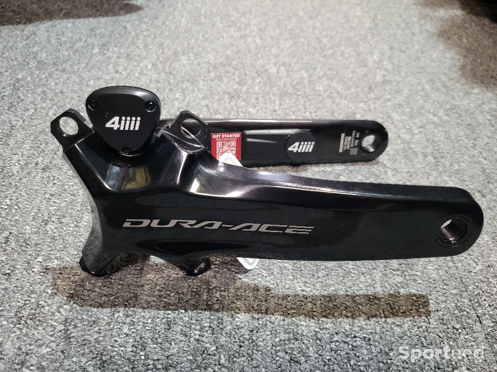 Vélo route - NEUF ! Pédalier Shimano Dura ace 9200 power 4iiii 165mm - photo 1