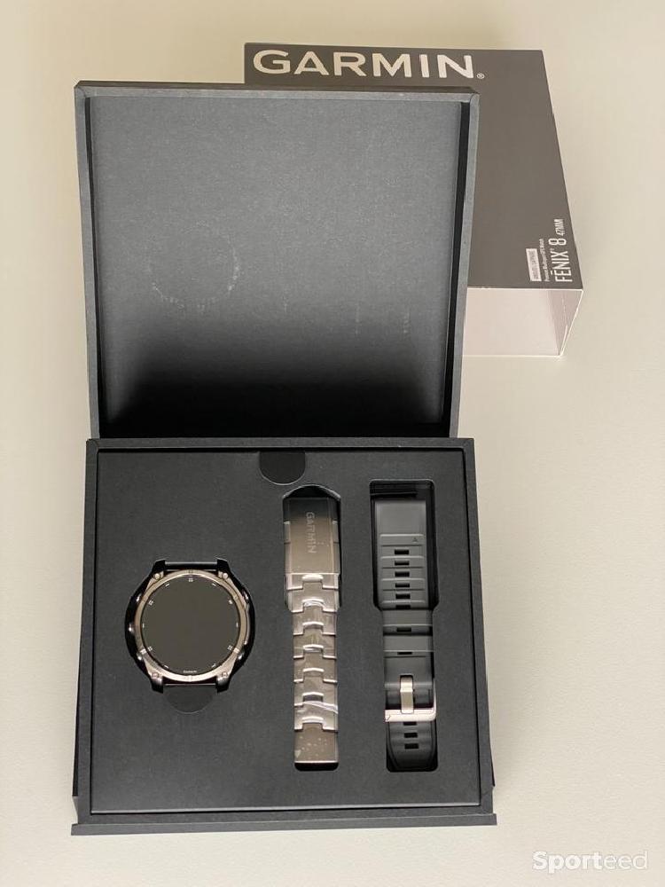 Vélo route - Garmin Fenix ​​8 - 47 mm Amoled Saphir Titane - photo 3