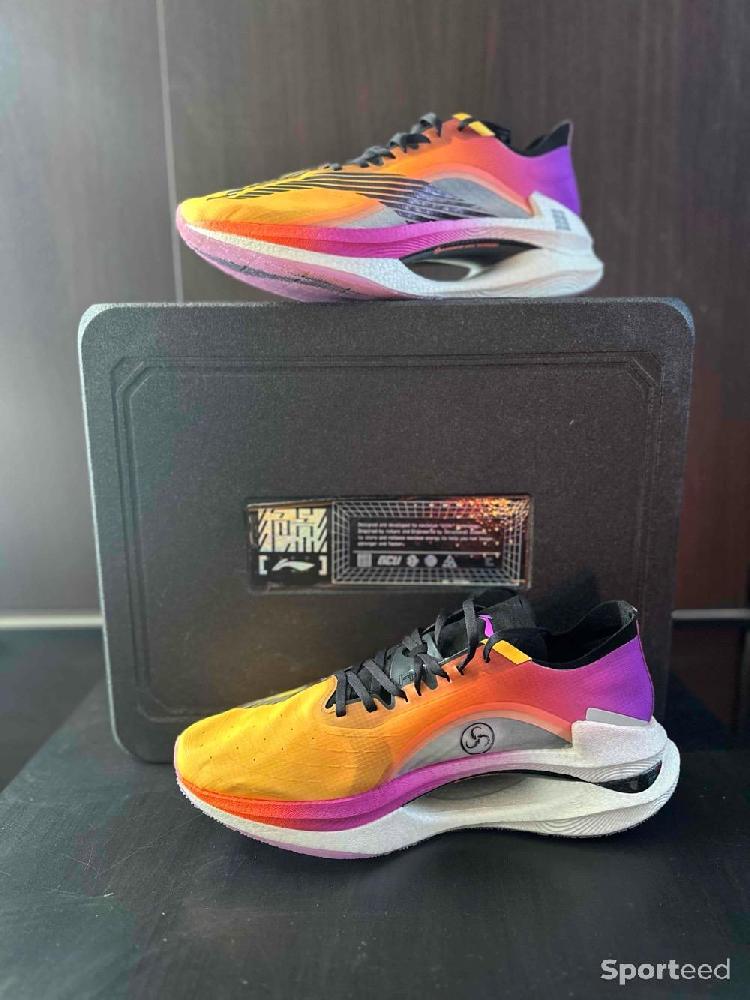 Course à pied route - Li-Ning Jueying Boom Essentiel - Plaque Carbone ( Taille 46 1/3 - US 12 - Running ) - photo 1