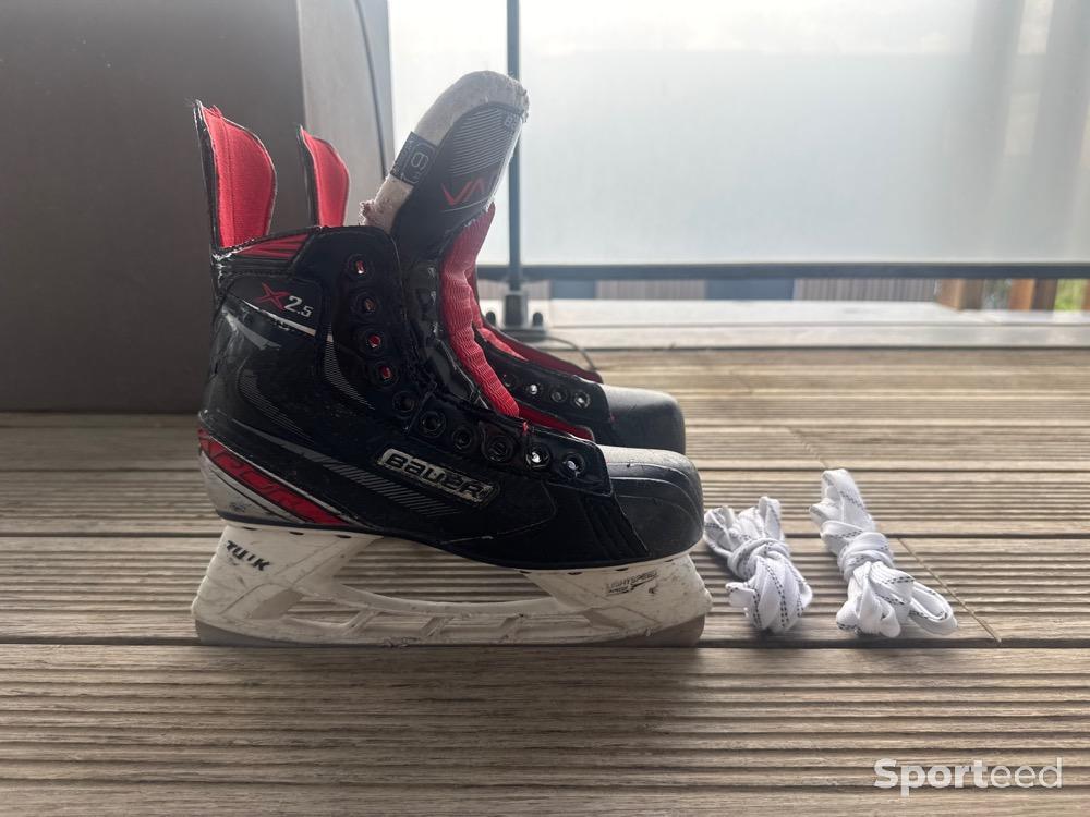 Hockey sur glace - Paire de patins de hockey sur glace  - photo 3