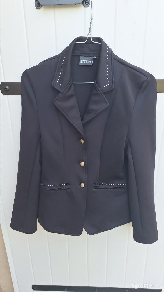 Equitation - Veste de concours steeds noire  - photo 1