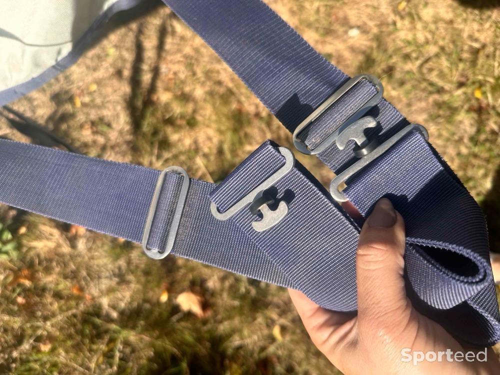 Equitation - Lot Bucas power turnout couverture + couvre cou + extension de poitrail  - photo 3