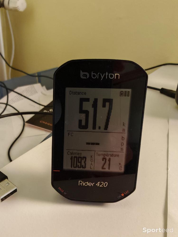 Vélo route - Compteur gps de vélo - photo 1