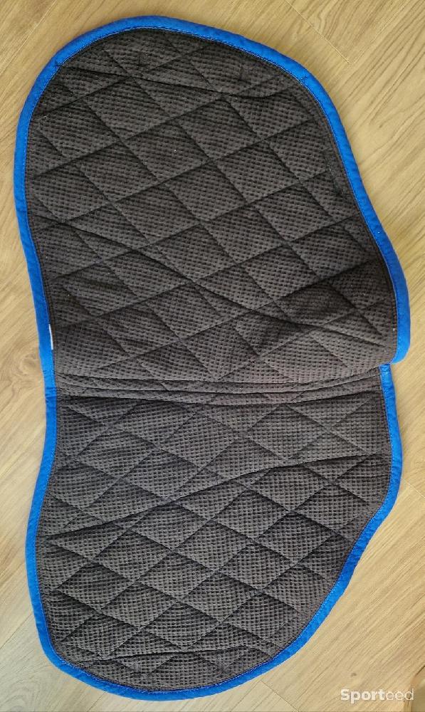 Equitation - Tapis de selle Fouganza bleu  - photo 4