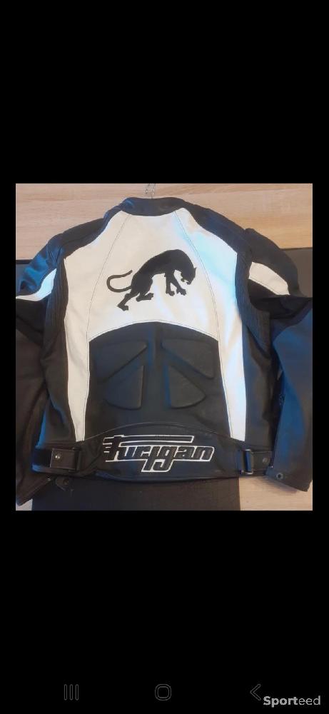 Moto route - BLOUSON CUIR FURYGAN - photo 2