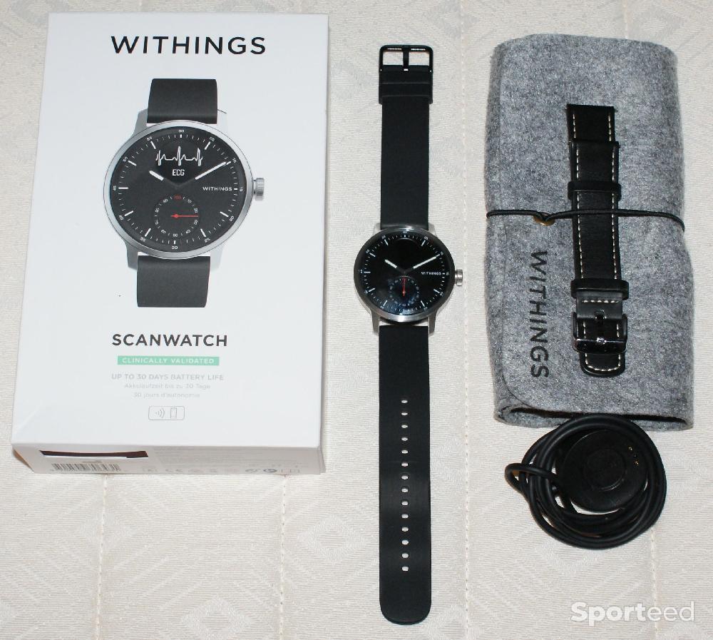 Marche athlétique - Montre Scanwatch withings noire - 42mm - photo 4