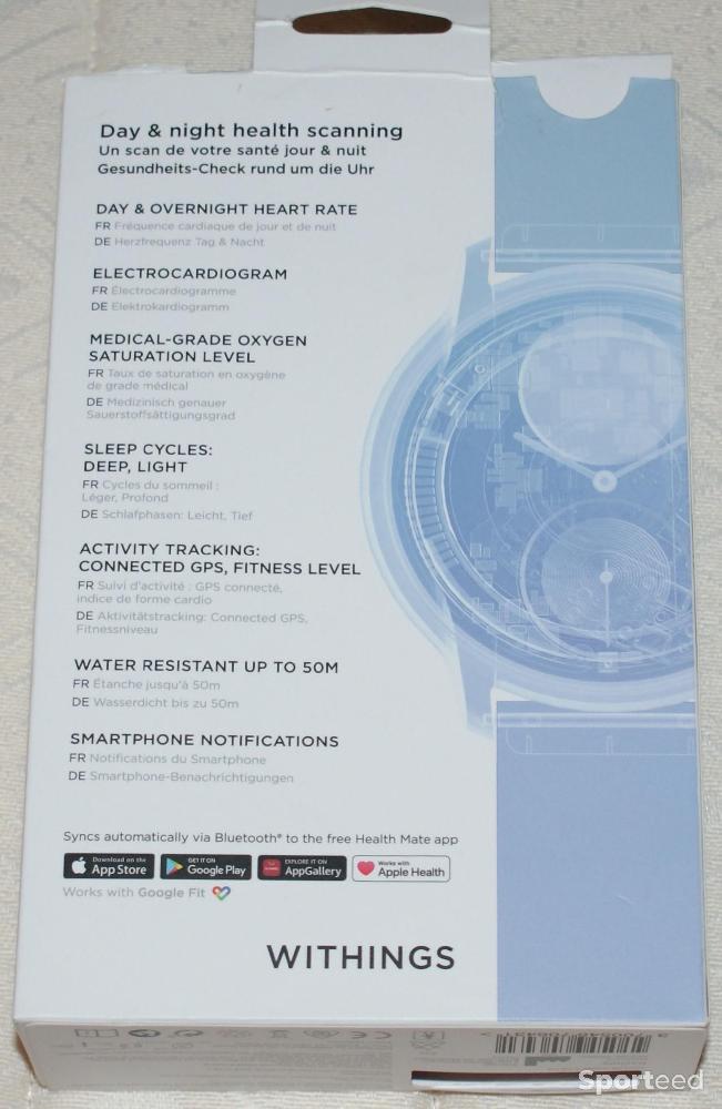 Marche athlétique - Montre Scanwatch withings noire - 42mm - photo 5