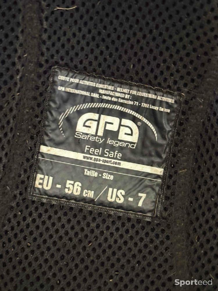 Equitation - Casque de protection gpa 56 course hippiques  - photo 5