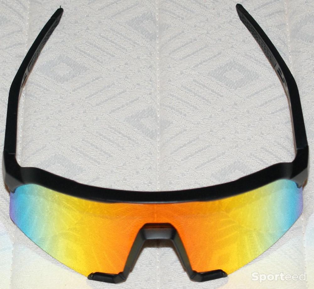 Vélo route - Lunettes de sport - Sans marque - noires - photo 1