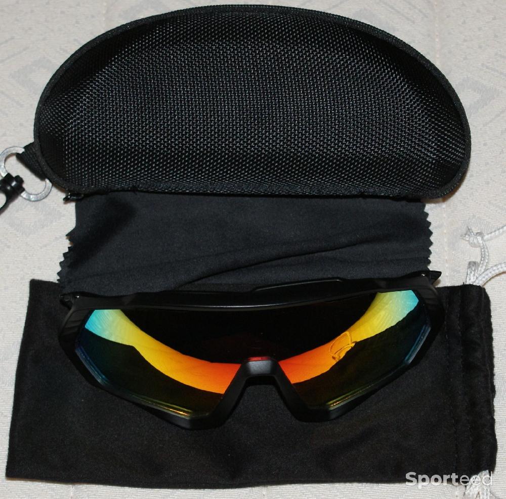 Vélo route - Lunettes de sport - marque 'ELAX' - noires - photo 4