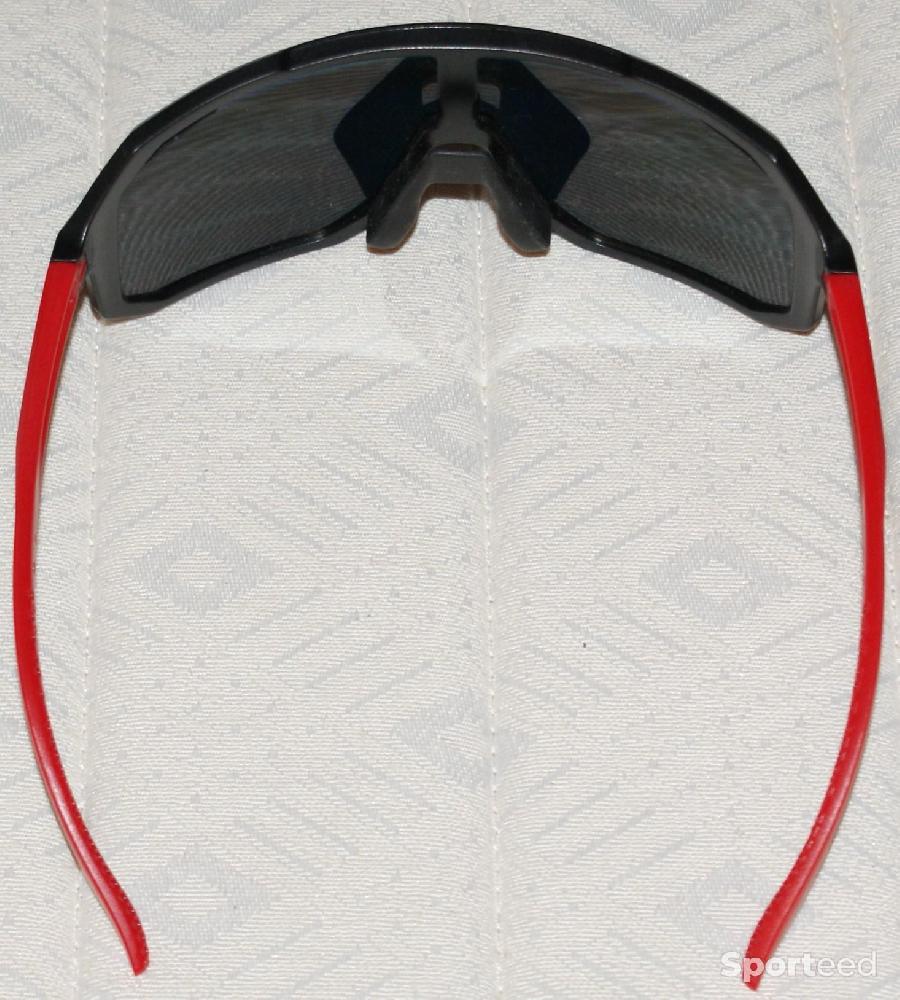 Vélo route - Lunettes de sport - marque 'SCVCN' - noires/rouges - photo 2