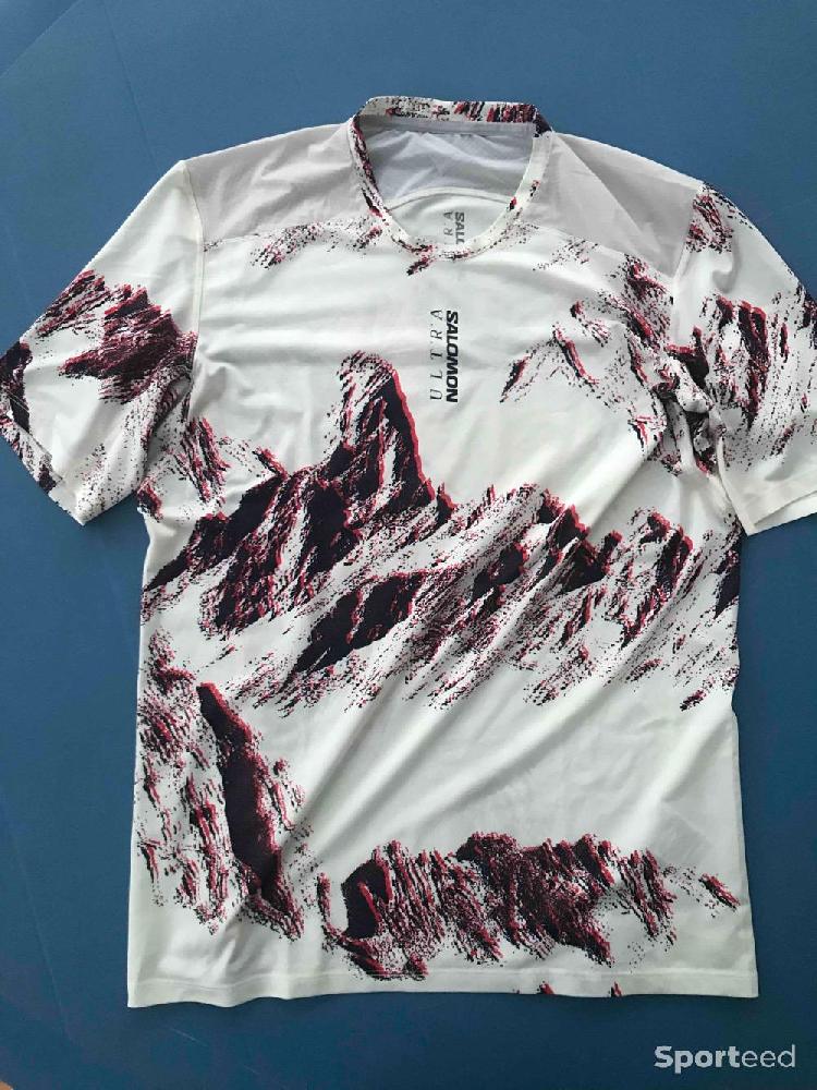 Vélo tout terrain - VTT - Tee shirt Salomon ultra slab - photo 1