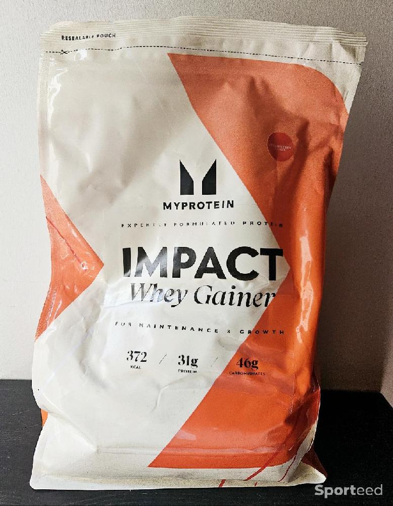 Musculation - Impact Whey Gainer goût fraise 2k5 - photo 1