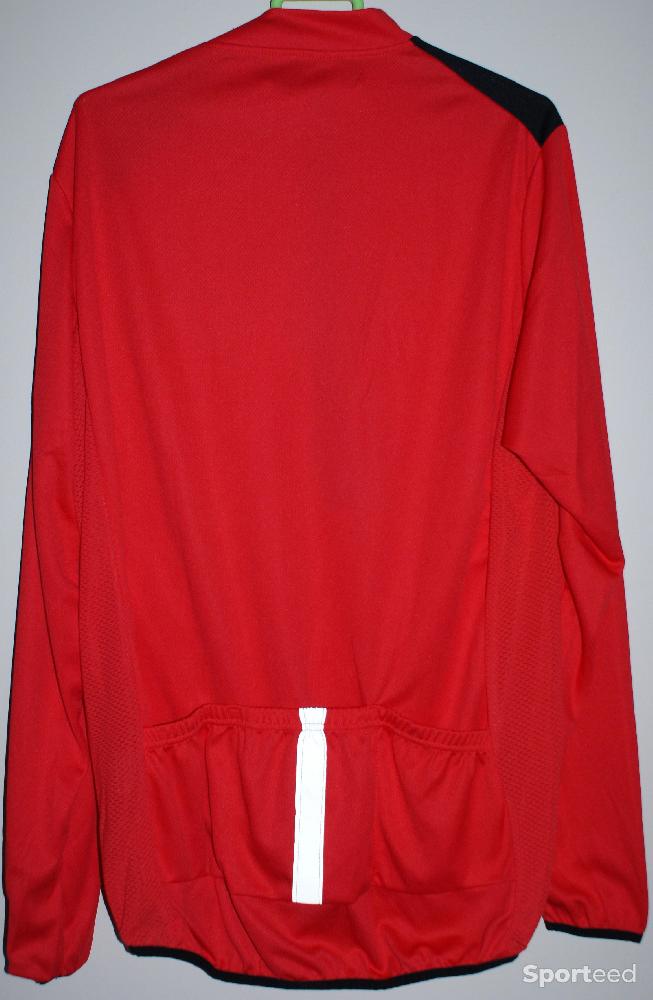 Vélo route - Maillot vélo manches longues - homme - 2xl - 'WOSAWE' - rouge - photo 2