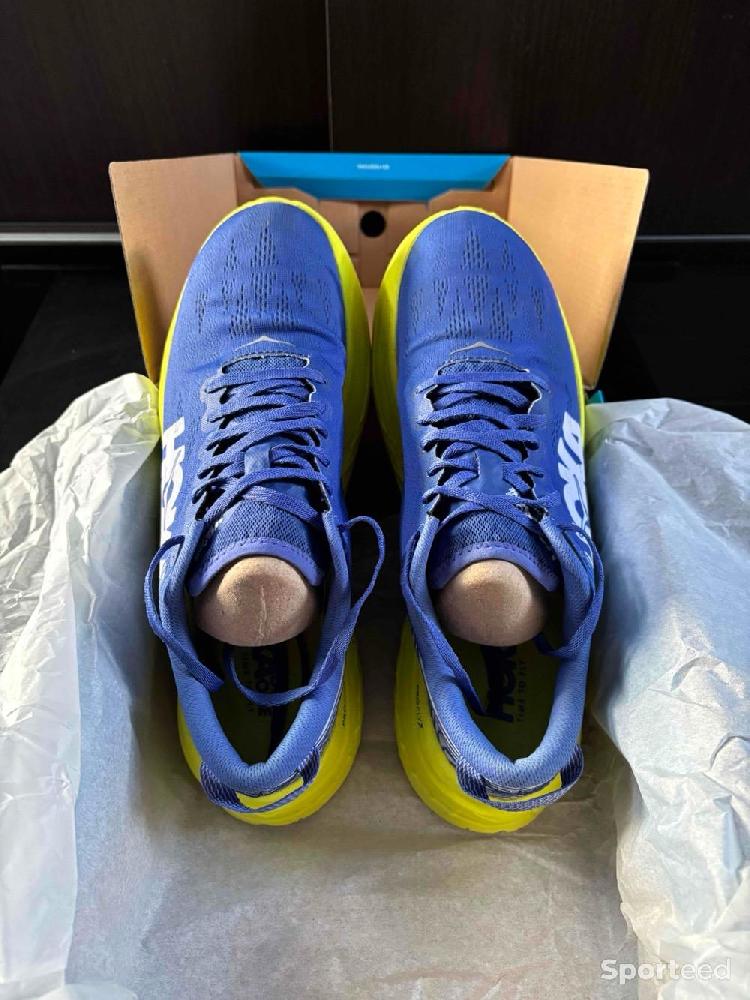 Course à pied route - Hoka One One Carbon X - Plaque Carbone ( Taille 46 - US 11,5 - Running ) - photo 4