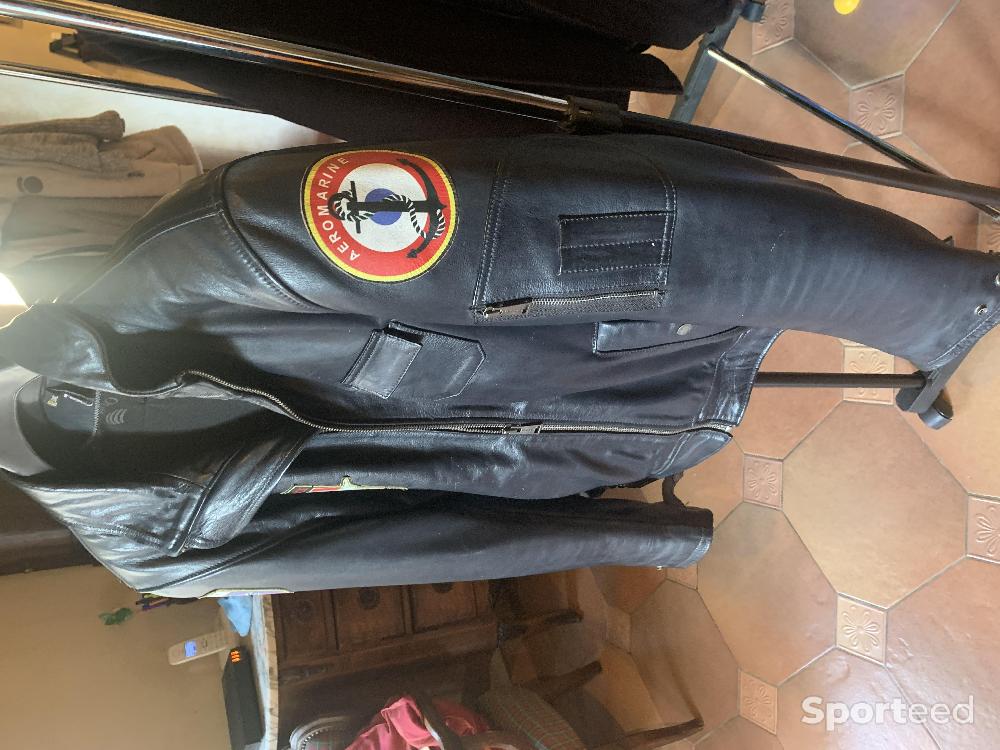 Moto route - Blouson cuir Helstons - photo 2