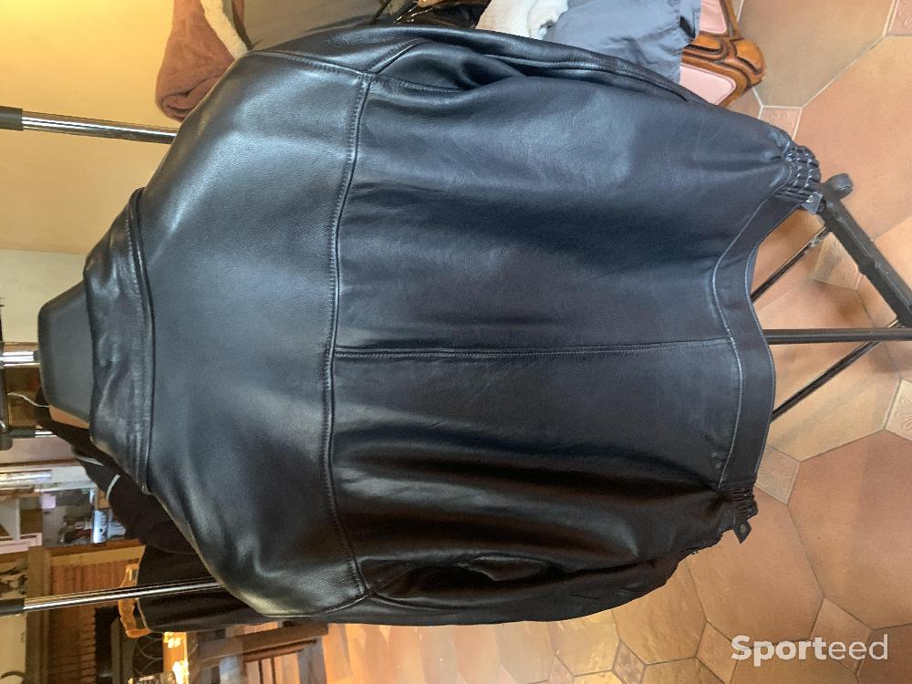 Moto route - Blouson cuir Helstons - photo 5