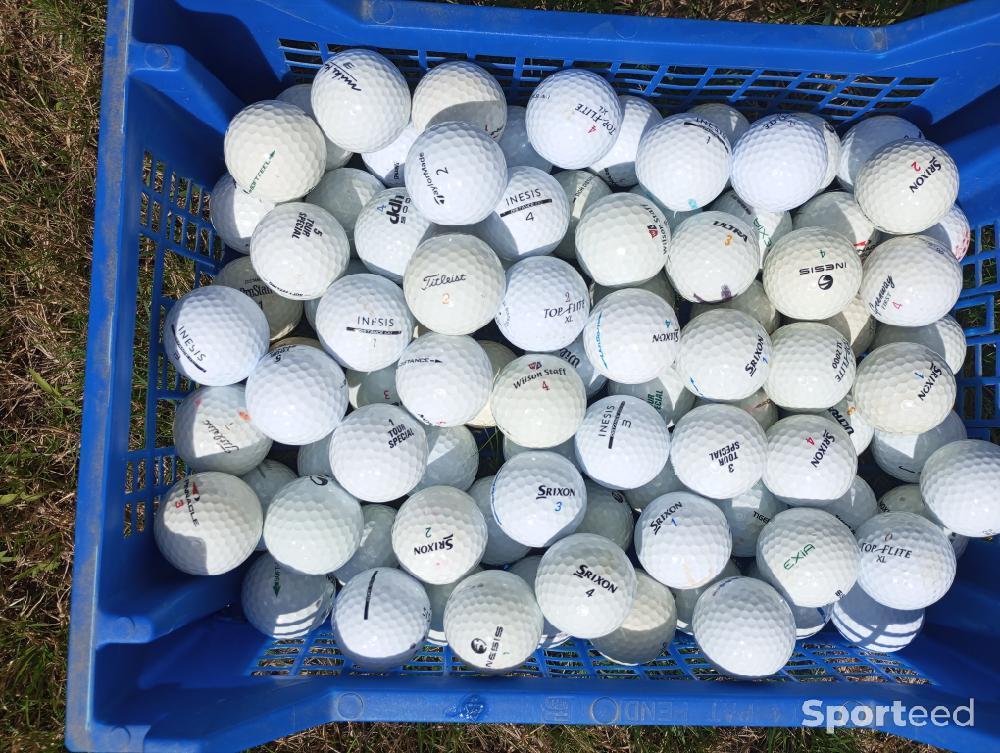 Golf - Vend balles de golf blanches, multi marque, bon état, 19 euros les 43 balles - photo 1