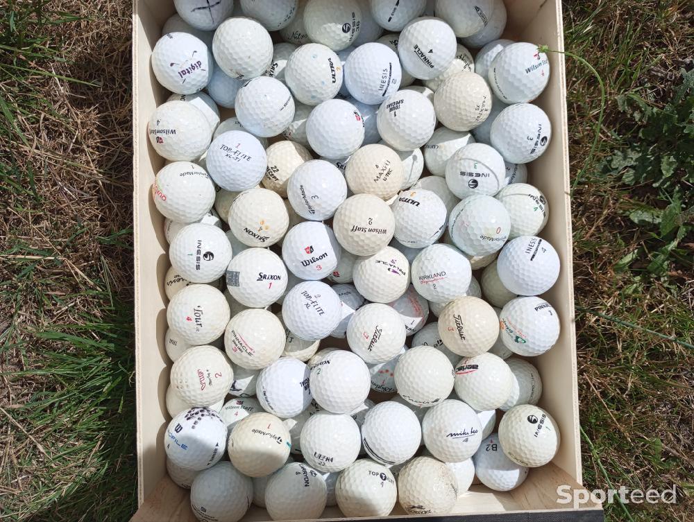 Golf - Vend balles de golf blanches, multi marque, bon état, 40 euros les 100 balles - photo 1