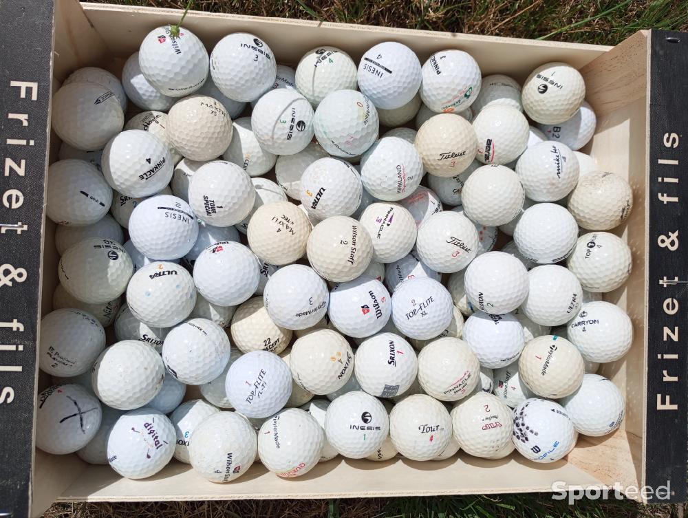 Golf - Vend balles de golf blanches, multi marque, bon état, 40 euros les 100 balles - photo 2