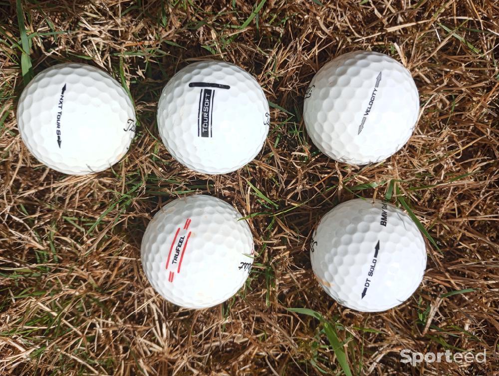 Golf - Vend balles de golf, blanches, titleist, bon état, 40 euros les 40 balles. - photo 2