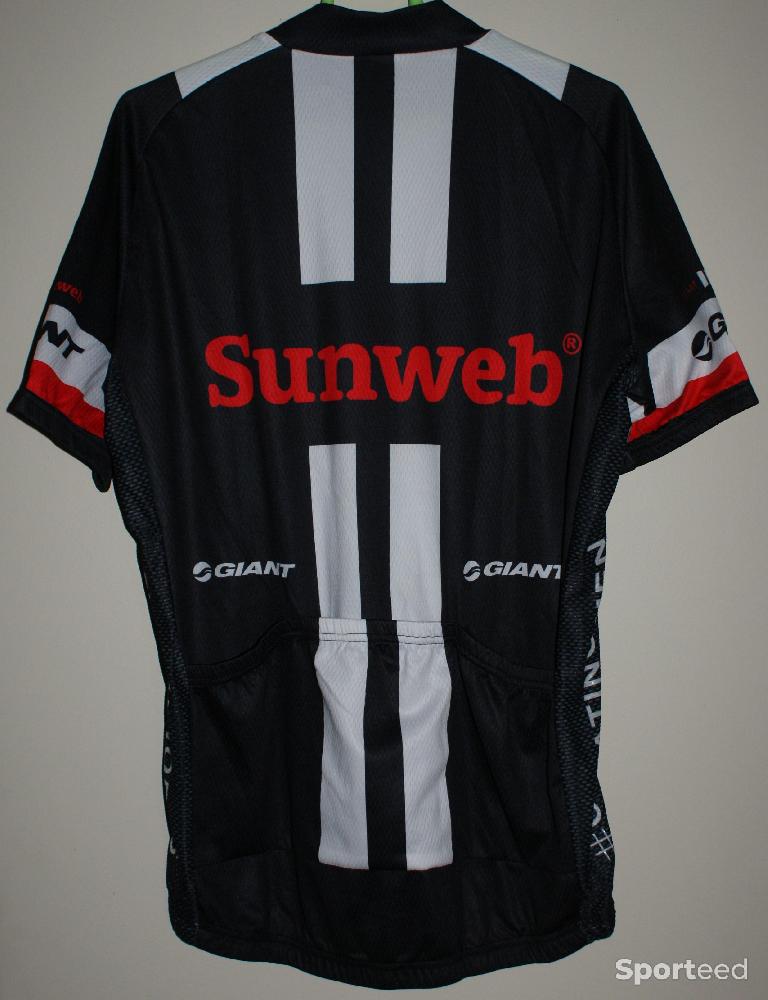 Vélo tout terrain - VTT - Maillot manches courtes été - homme - 2xl - team 'SUNWEB' - noir/blanc - photo 2