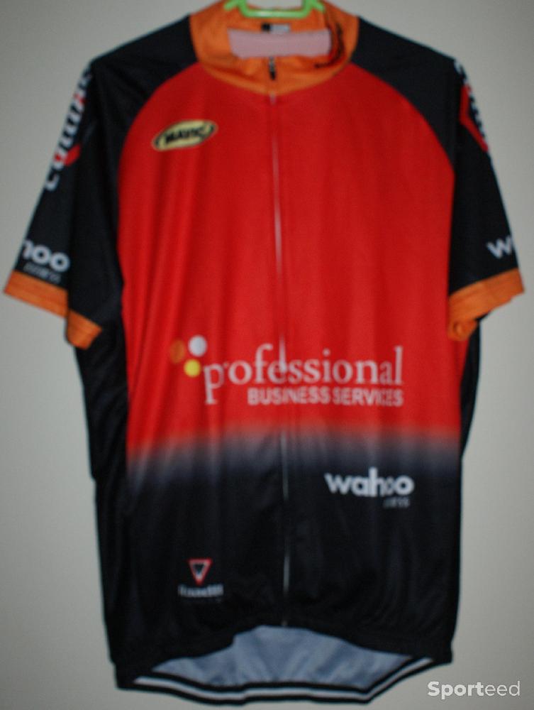 Vélo tout terrain - VTT - Maillot vélo été manches courtes - 'MAVIC' - homme - taille 2xl - orange/noir - photo 1