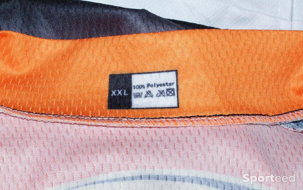 Vélo tout terrain - VTT - Maillot vélo été manches courtes - 'MAVIC' - homme - taille 2xl - orange/noir - photo 3