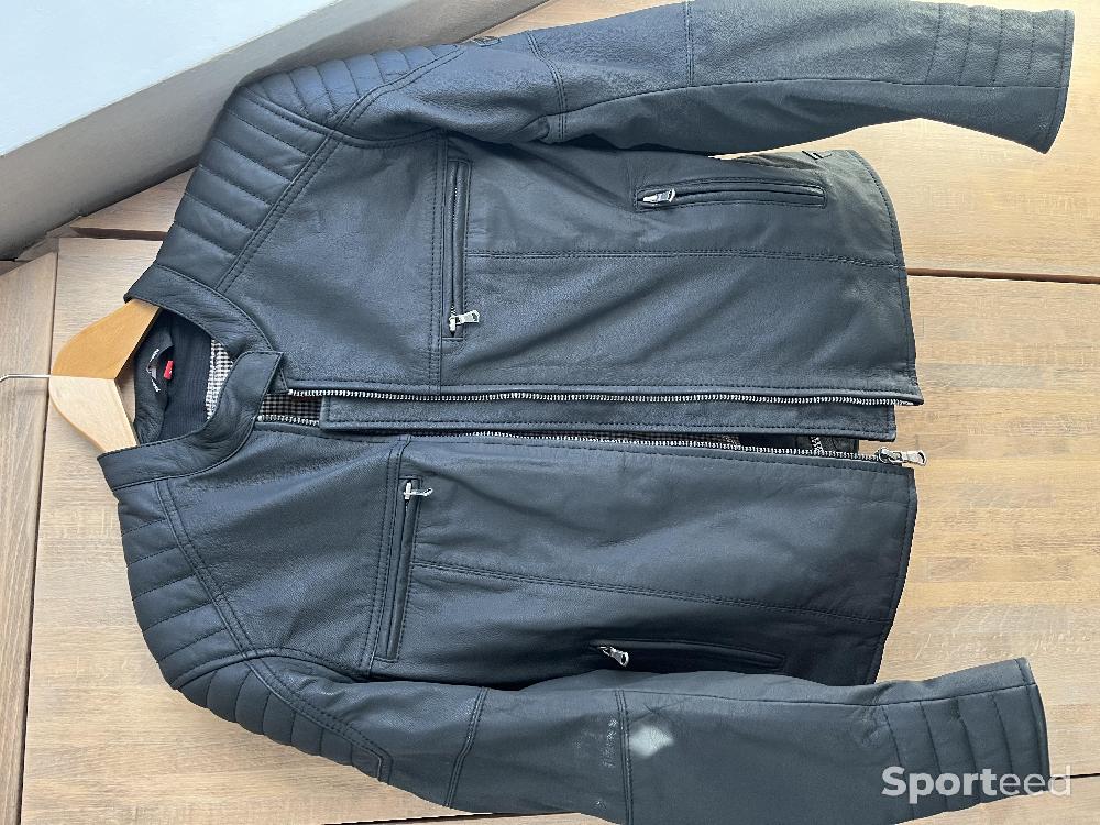 Moto route - Blouson cuir Lady Hunter de Rebelhorn neuf  - photo 1