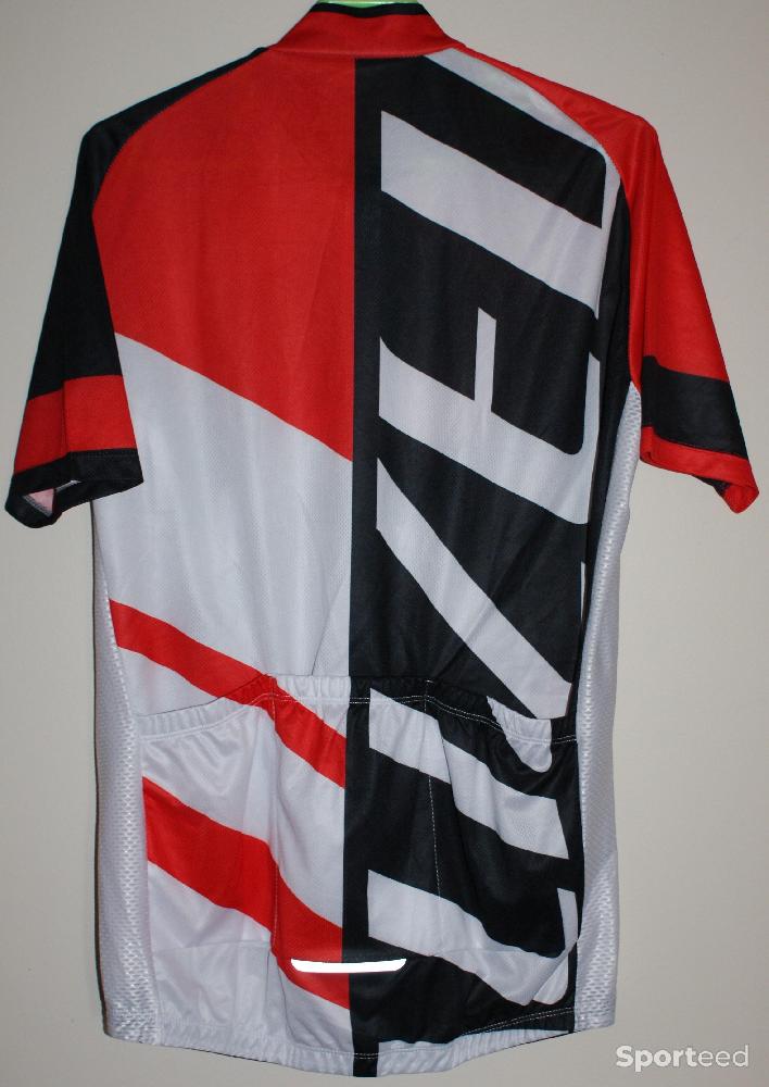 Vélo route - Maillot manches courtes été - homme - 2xl - team 'specialized' - blanc/rouge/noir - photo 2