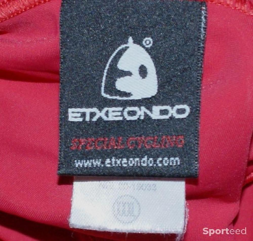 Vélo route - Cuissard court vélo été - homme - 'ETXEONDO' - rouge - xxxl - photo 4