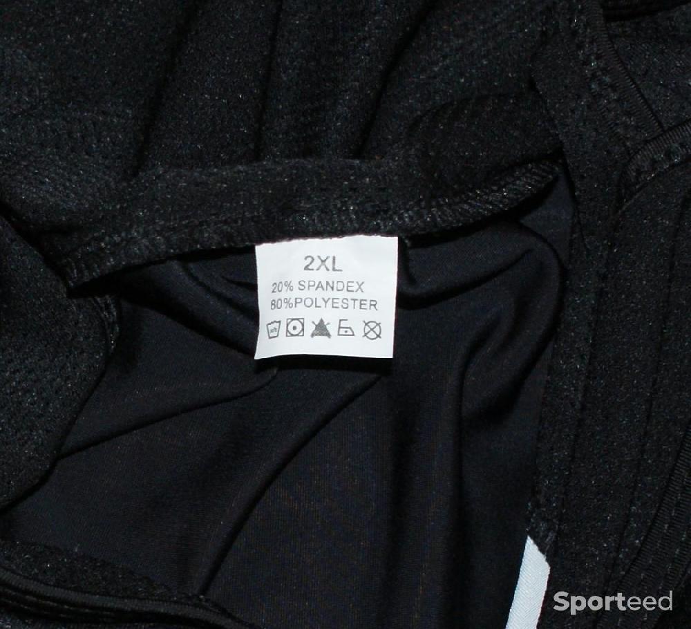 Vélo route - Cuissard vélo court été - homme - noir/jaune - xxl - photo 3