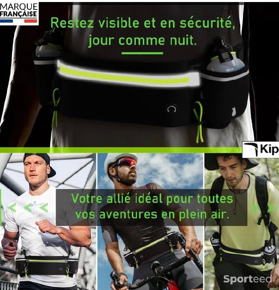 Course à pied route - Ceinture Hydratation Running +2 Gourdes - photo 3