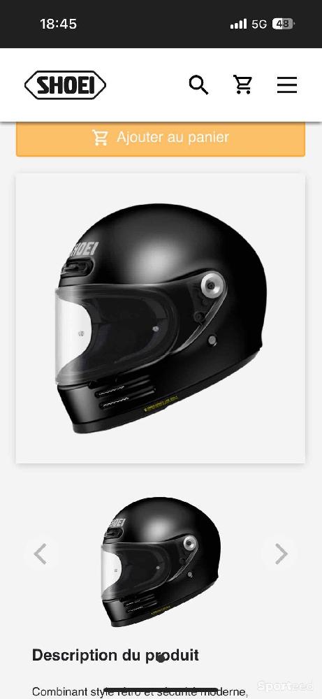 Moto route - Casque de moto  - photo 1