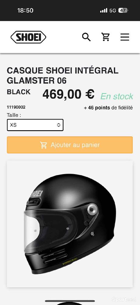 Moto route - Casque de moto  - photo 2